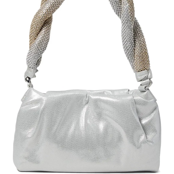 Nina Becca-B Shoulder Bag in Silver NWT - Picture 13 of 15